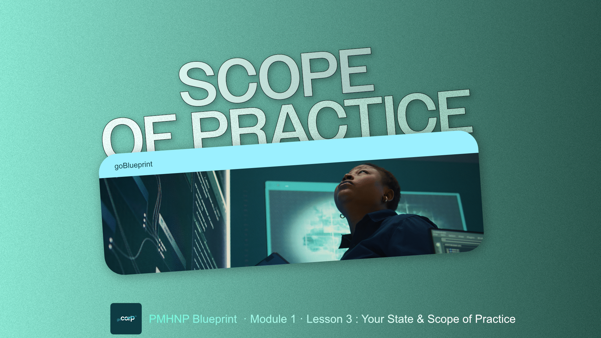 goBlueprint Module 1, Lesson 3: scope of practice for clinicians